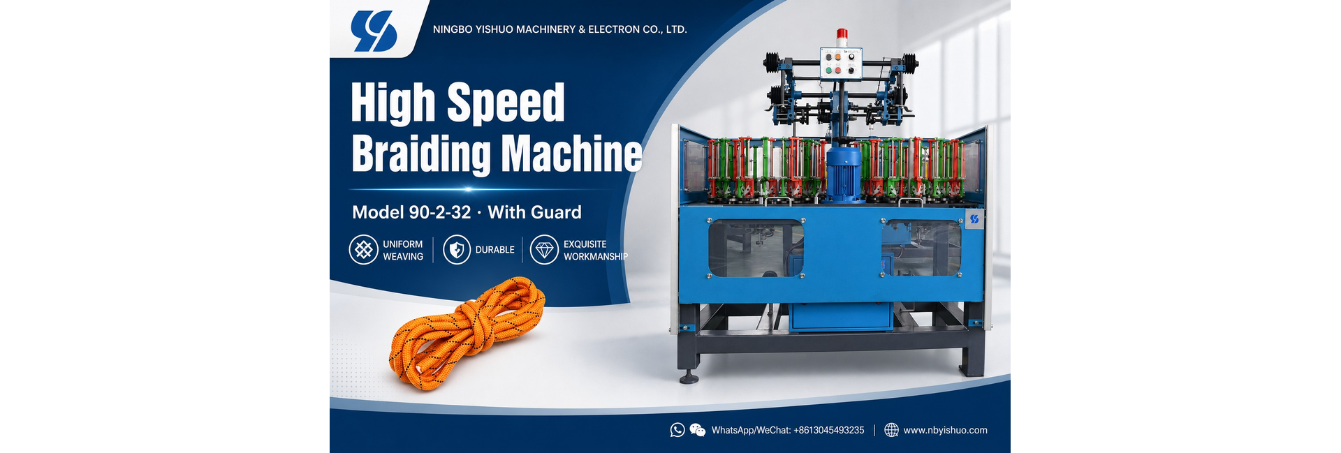 Yishuo high-speed braiding machine, model 90-2-32