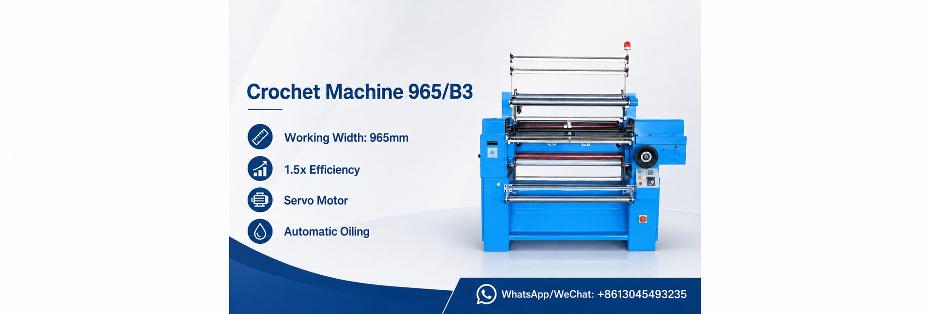 Yishuo crochet machine, model 965/B3